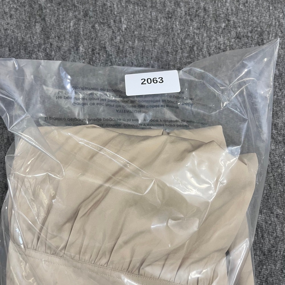 Polo Ralph Lauren Tiered Dress Women 10 Belted Safari Capsule Neutral Granola - Picture 8 of 8